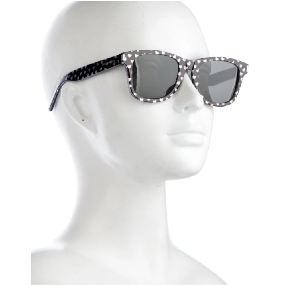 Saint Laurent Wayfarer Heart Sunglasses Black